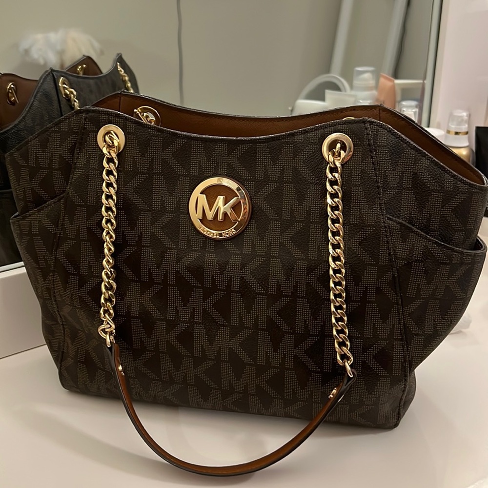 Michael Kors Handbag Brown with Logo